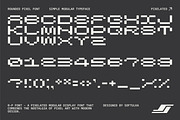 R-P Font - a Pixelated Modular Font, a Font by softulka (Thumbnail 2 of 4)