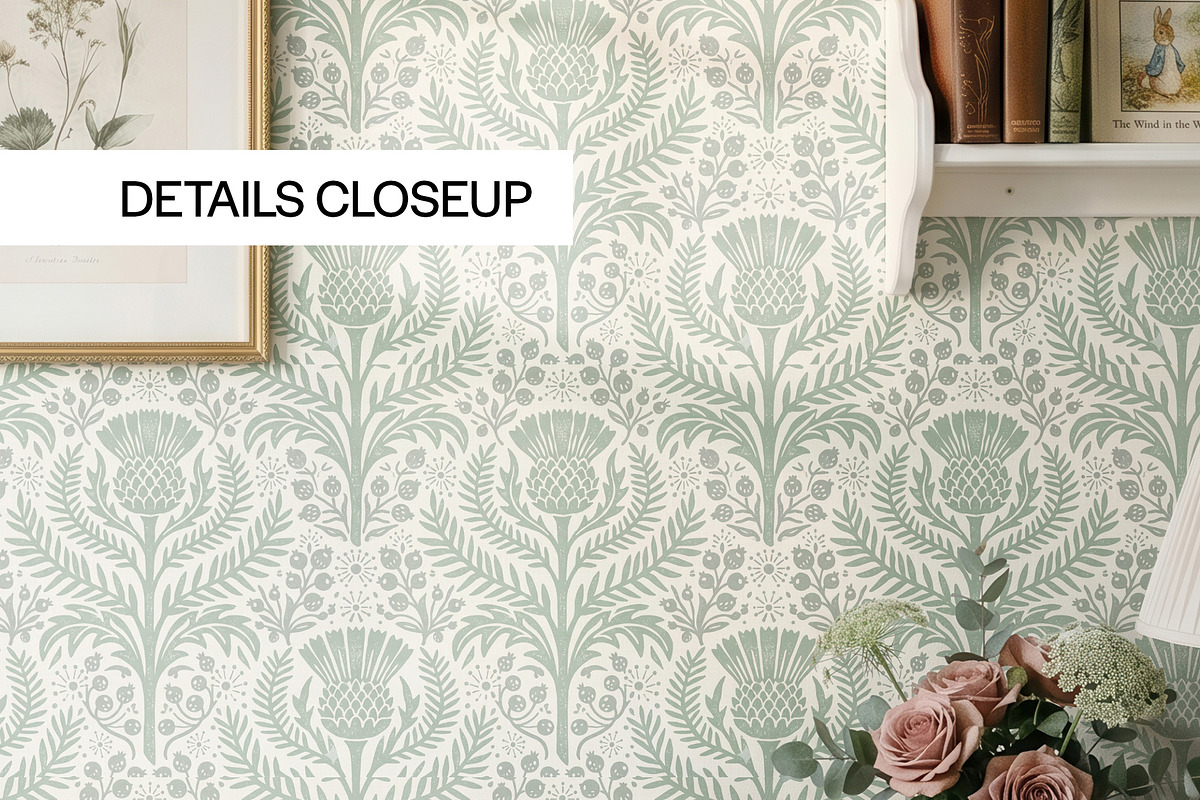 Nursery Wallpaper Mockup PSD, a Household Mockup by 1001 mockups (Photo 4 of 9)