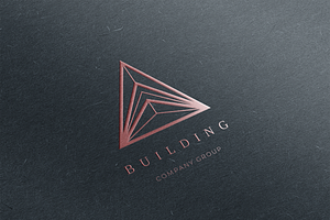 Building. Linear Geometric Logo