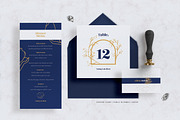 Elegant Navy Wedding Suite, an Invitation Template by Azka Creative (Thumbnail 2 of 4)