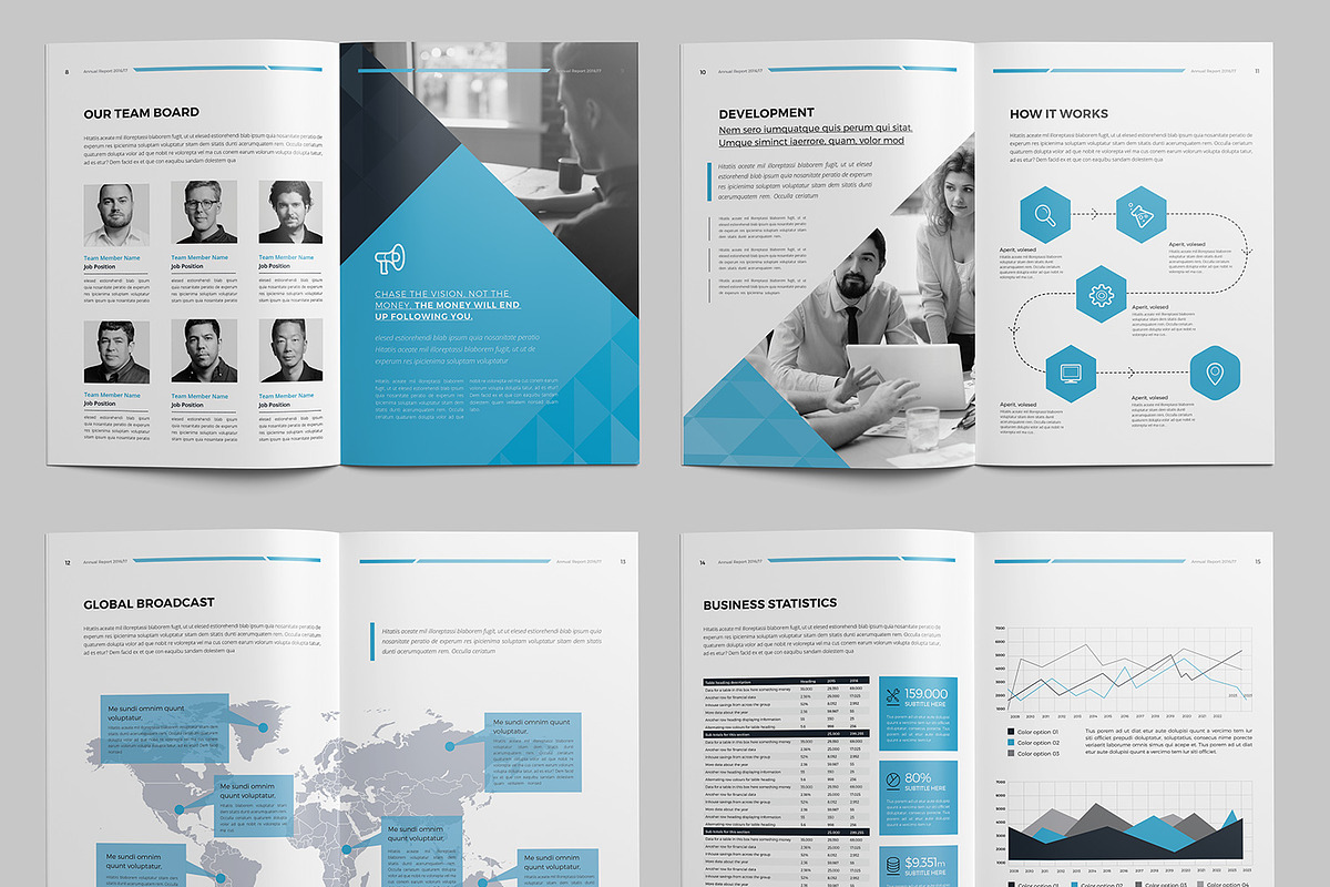 The Annual Report 16 Pages, a Brochure Template by BrochuresFactory (Photo 3 of 4)