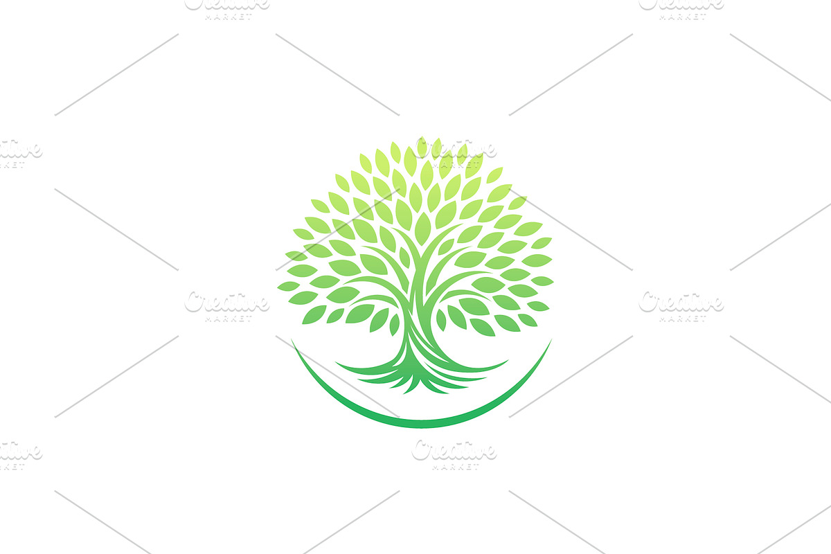 Abstract tree logo icon., a Branding & Logo Template by lettett