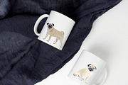 Pug Dog Illustration Bundle, an Illustration by Foxery Digital (Thumbnail 5 of 8)
