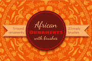 African Tribal Ornaments & Brushes, a Pattern Graphic by Lianella's Shop (Thumbnail 1 of 5)