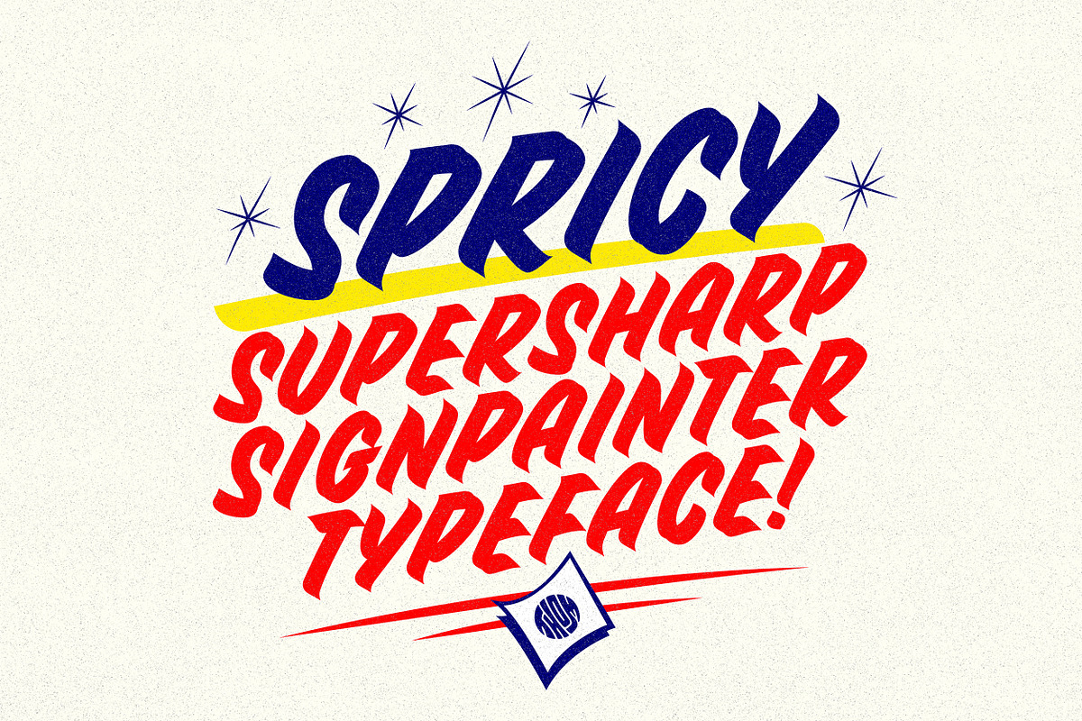 Spricy - Typeface, a Handwritten Font by Thom Niessink (Photo 1 of 7)
