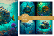 Miles Under The Sea Illustrations, an Illustration by The Dutch Lady Designs (Thumbnail 4 of 4)