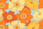 Amazing 70s. Retro Patterns., a Pattern Graphic by Mona Monash (Thumbnail 5 of 8)