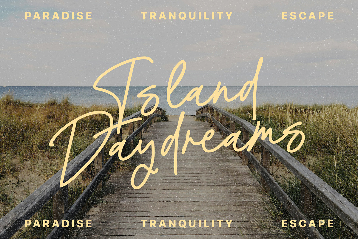 Melodie Lointaine Trio, a Handwritten Font by supfonts (Photo 9 of 9)