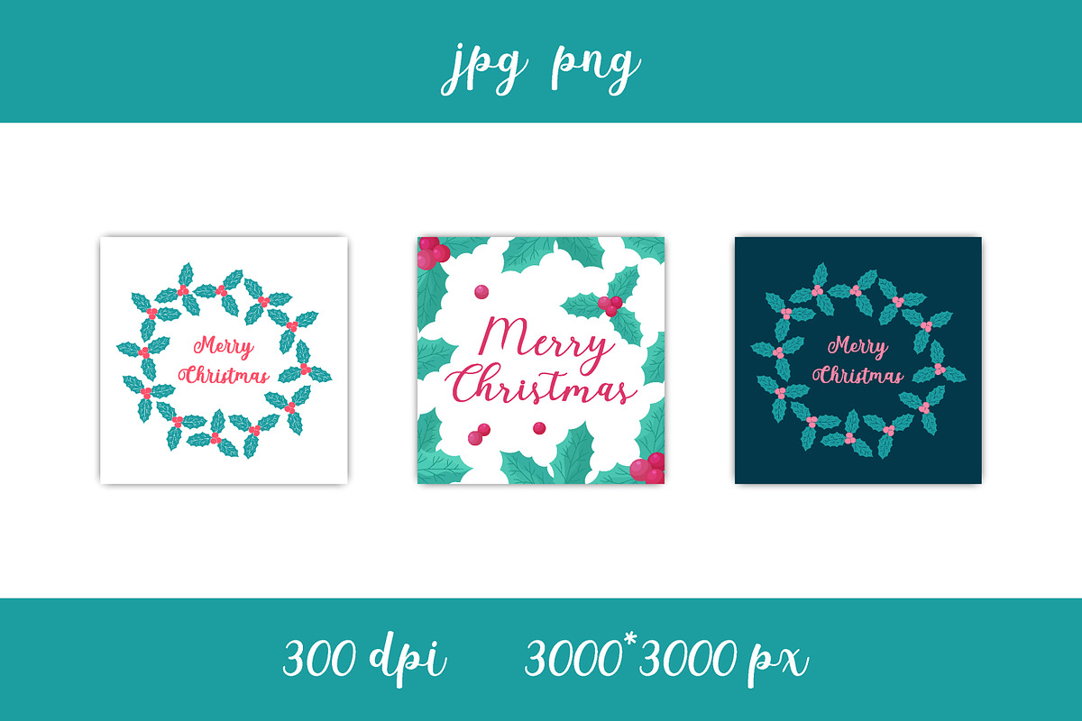 Christmas Cards JPG Collection, a Card Template by AnnaViolet_store (Photo 2 of 8)