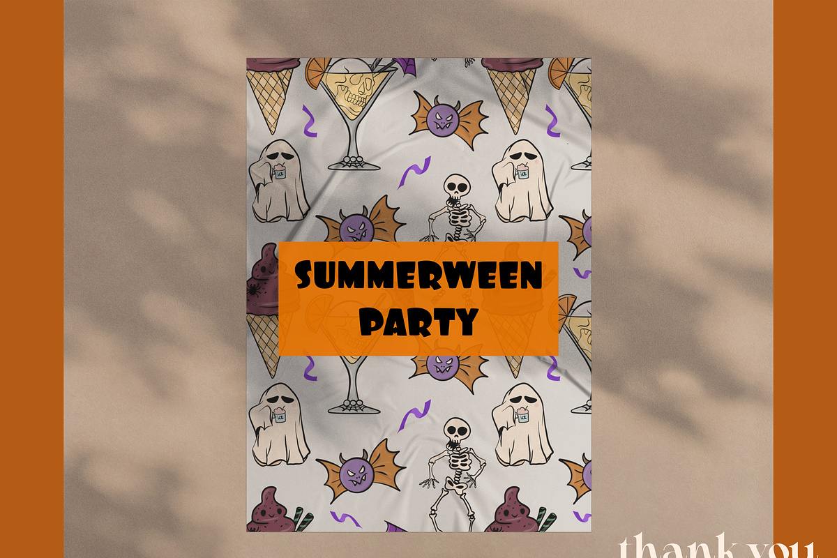 Summerween party, a Seasonal Illustration by Allie_art (Photo 9 of 9)