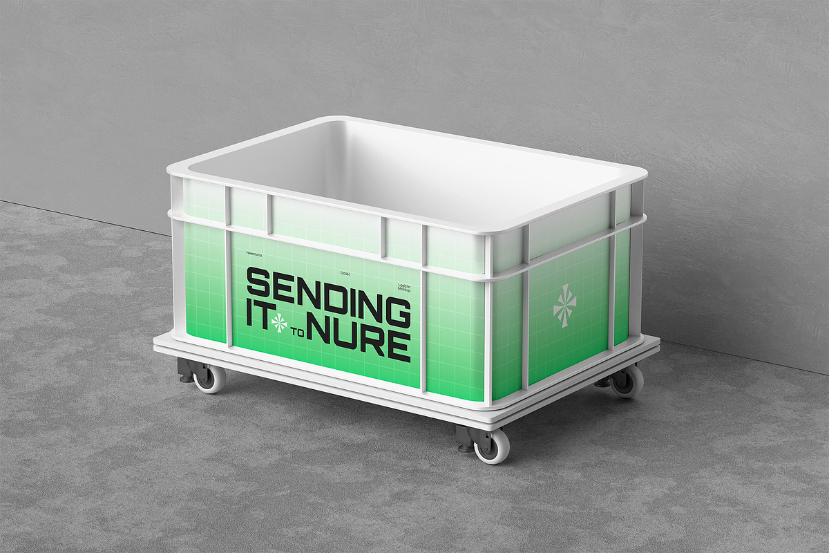 Plastic Crates Mockup, a Product Mockup by Neermana (Photo 6 of 7)