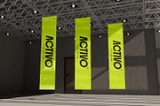 Exhibition Flag Mockup, an Advertising Mockup by SLAB! Design (Thumbnail 4 of 7)