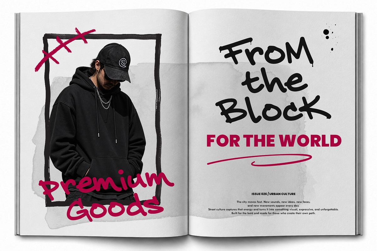 Paping Swend – Graffiti Font, a Handwritten Font by Black Junst (Photo 3 of 7)