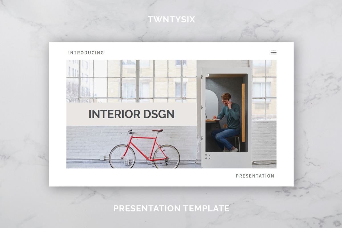Interior Design - Google Slide, a Presentation Template by Twntysix (Photo 2 of 7)
