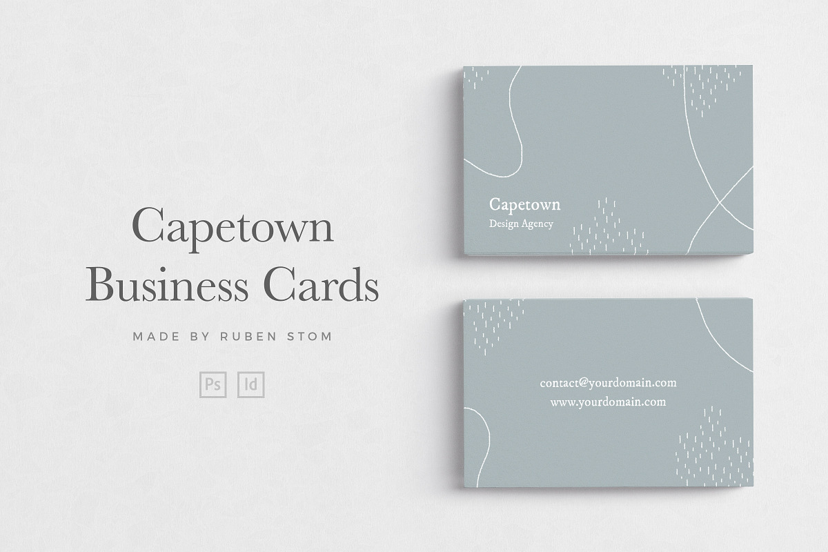 Capetown Business Card, a Business Card Template by Ruben Stom (Photo 1 of 5)