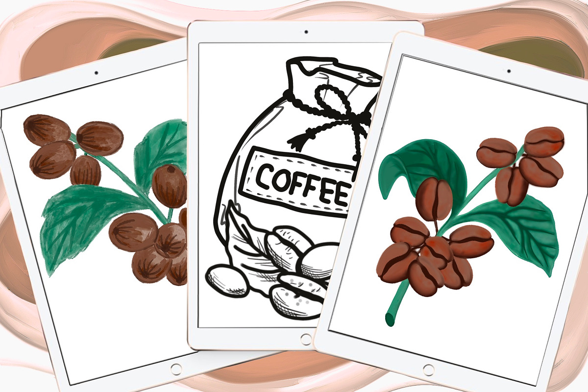 Coffee Digital Stamps, a Graphic by Favorites_Art (Photo 13 of 15)