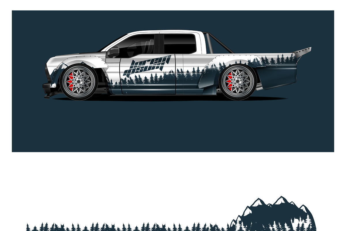 Epic Truck Design Graphic, a Transportation Illustration by CarWrap design (Photo 3 of 3)