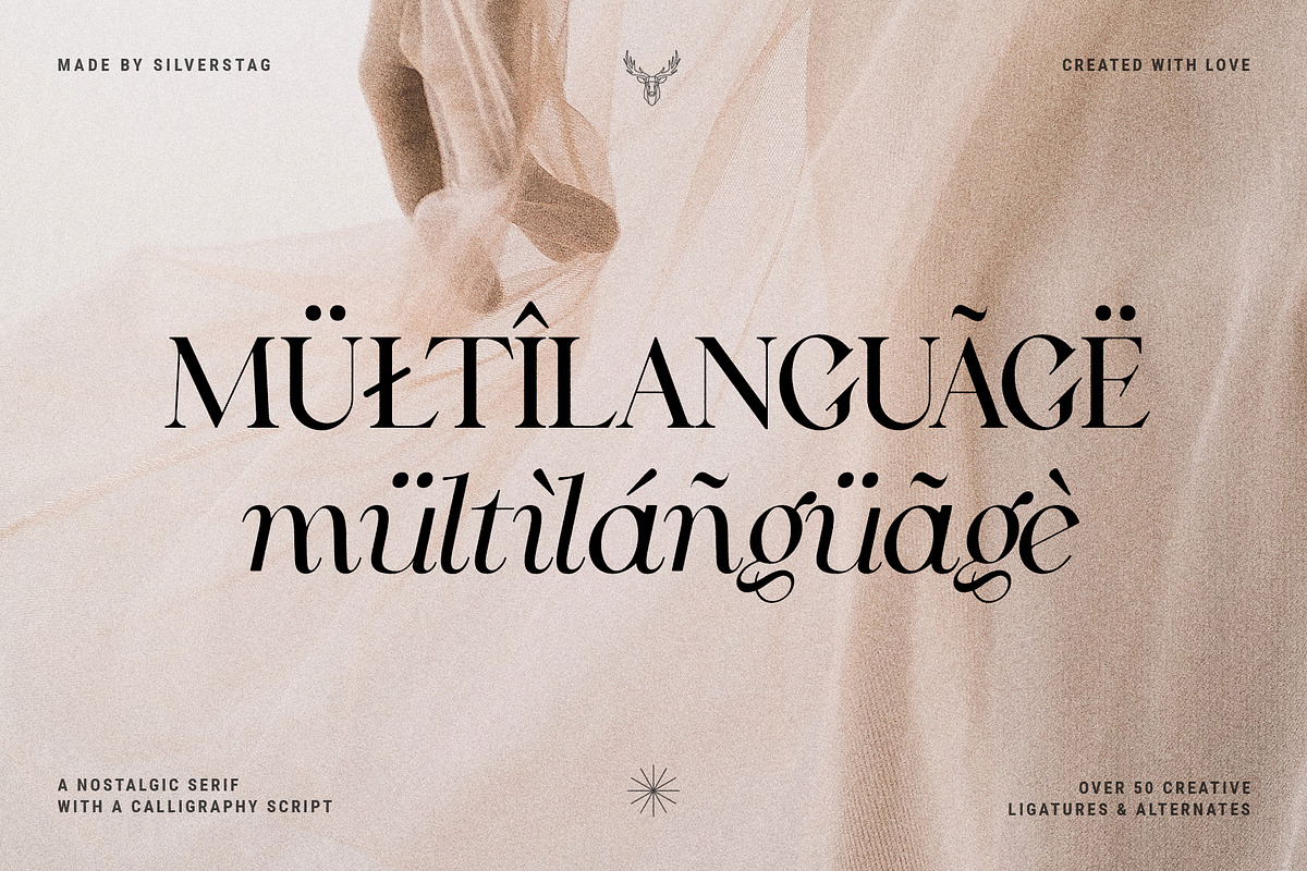 Silver Garden - Nostalgic Font Duo, a Serif Font by SilverStag Type Foundry (Photo 26 of 26)