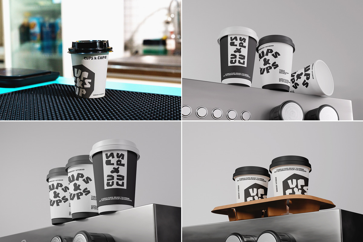 50+ Coffee Cup Mockups, a Mockup by Vitora Mockup (Photo 11 of 15)