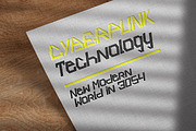 Omnitrinx - Cyberpunk Font, a Sans Serif Font by Dhabee (Thumbnail 13 of 14)