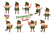Cute Christmas Elf on Santa Workshop, a Seasonal Illustration by animatizmagix (Thumbnail 3 of 4)
