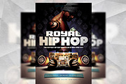 Royal Hip Hop - Flyer Template, a Flyer Template by Flyermarket (Thumbnail 3 of 3)
