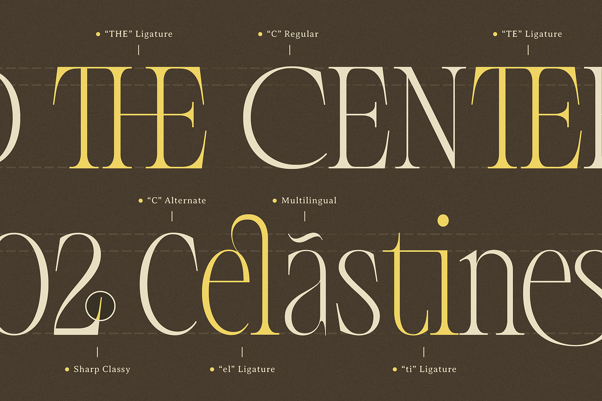 The Choirs - Beauty Elegant Ligature, a Serif Font by Typia Nesia (Photo 2 of 16)