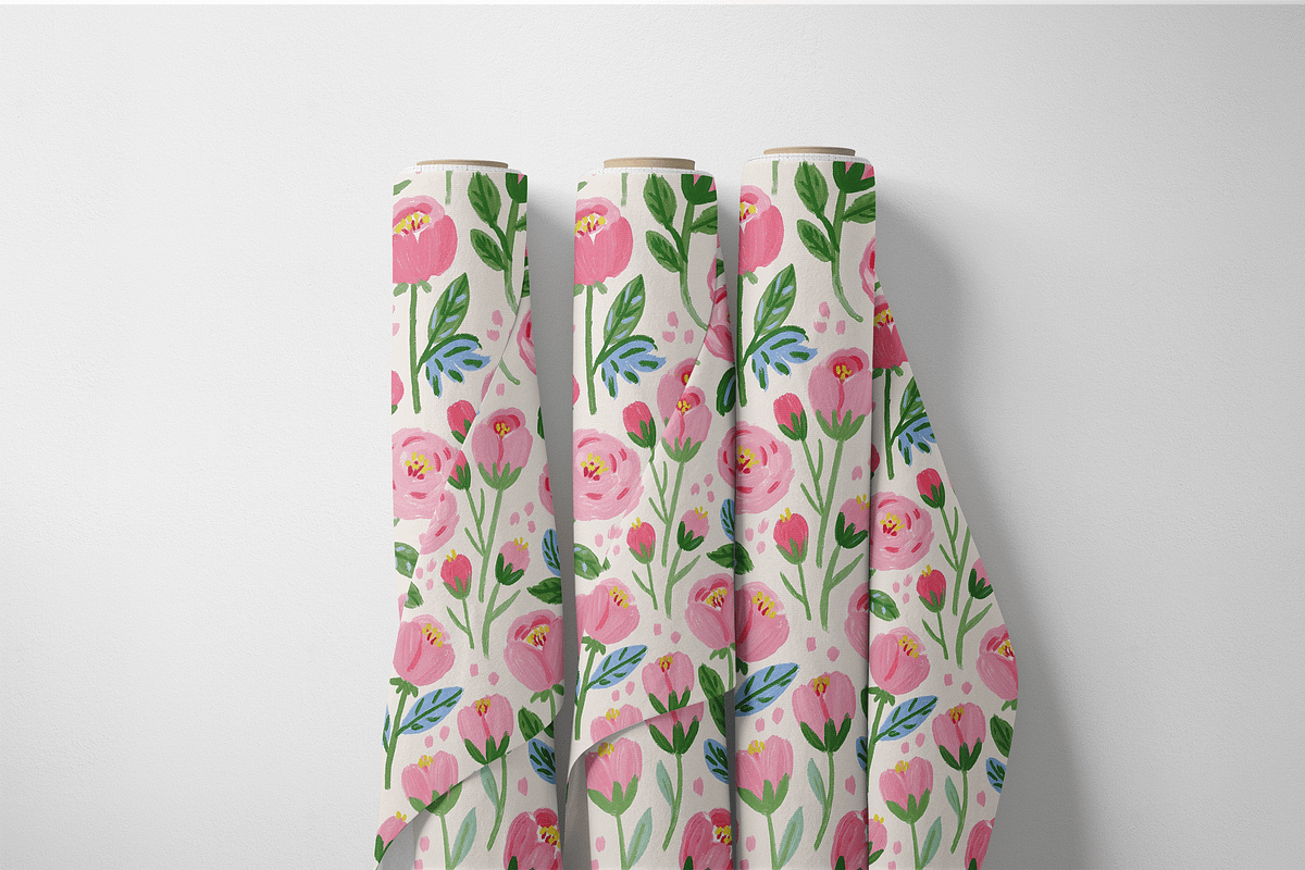 Pink Rosebud Seamless Pattern PNG, a Pattern Graphic by Pati Charm Studio (Photo 6 of 6)