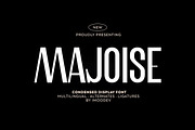 Majoise - Condensed Display Font, a Sans Serif Font by Imoodev (Thumbnail 1 of 5)