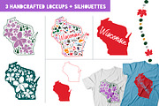 Wisconsin Illustrations Patterns Set, an Illustration by BeesDesign (Thumbnail 4 of 7)
