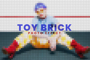 Toy Brick Photo Effect