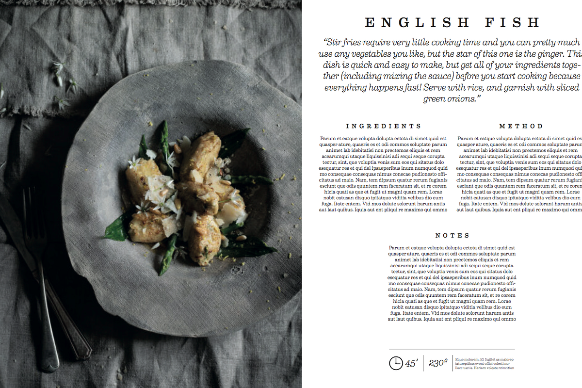 Cookbook / Recipe Book Template, a Brochure Template by ADD+ (Photo 8 of 16)