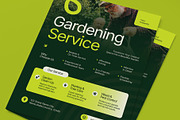 Gardening Service Flyer, a Flyer Template by graphicook (Thumbnail 2 of 3)