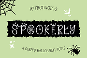 Spookerly Halloween Font, a Serif Font by Dancing with Ink (Thumbnail 1 of 25)