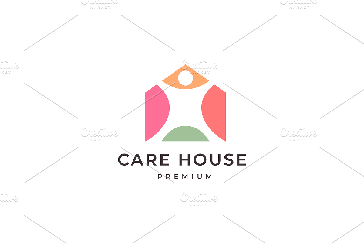 house care modern colorful logo, a Branding & Logo Template by devastd