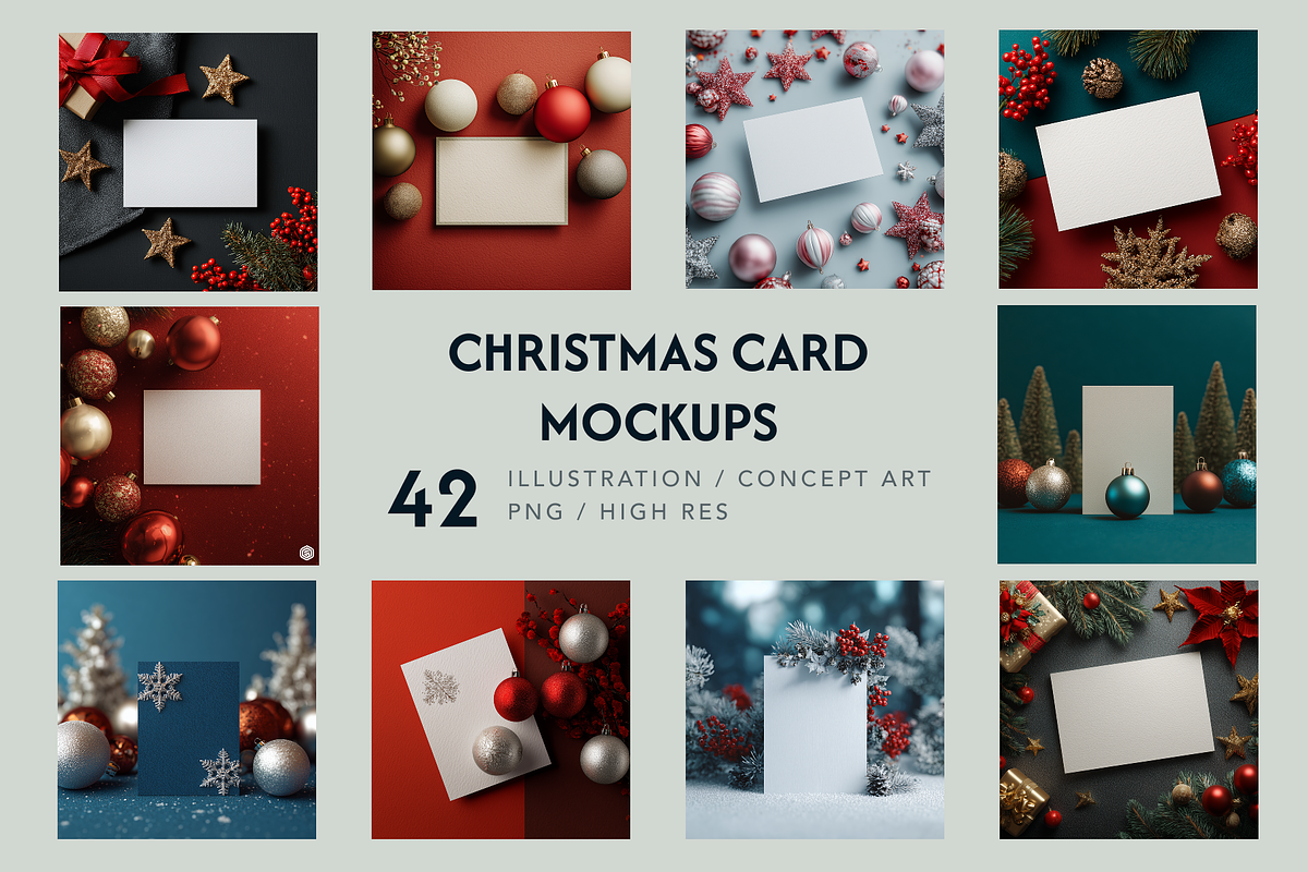 Christmas Card Mockups, a Holiday Photo by Picturesque Stories (Photo 1 of 3)