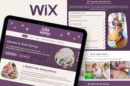 Nursery and Preschool Website