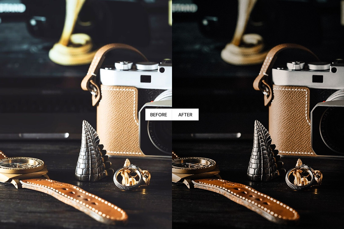 Black & Gold Lightroom Presets, a Preset Add-On by PixaSquare (Photo 3 of 9)