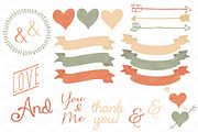 Vector Peach Vintage Flowers, an Illustration by Amanda Ilkov (Thumbnail 4 of 4)