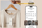 T-Shirt Branding Mockups, an Apparel Mockup by Dikarte.Store (Thumbnail 5 of 9)