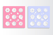 Paper Cut White Flowers Card Kit, a Templates & Theme by Boyko Pictures (Thumbnail 7 of 16)