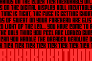 Deadline Tight - tall blocky 3D font, a Font by Comicraft Fonts (Thumbnail 5 of 6)