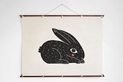 Cute animals / part 2 / Linocut, an Animal Illustration by Mii Lab (Thumbnail 6 of 10)
