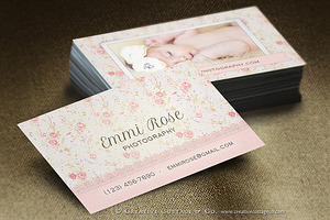 Floral Lace Vintage Business Card