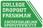College Dropout, a Slab Serif Font by Rocket Type (Thumbnail 3 of 9)