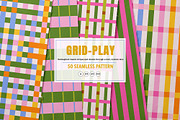 Stripes & Plaids Seamless Pattern, a Pattern Graphic by Essentially Nomadic (Thumbnail 1 of 14)