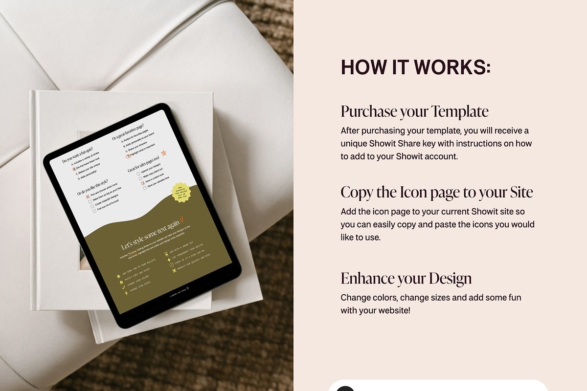 Showit Icon Kit - Essentials Pack preview 4