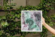 Unicorn Watercolor Marble Textures, a Texture Graphic by Luna Y Mar (Thumbnail 6 of 9)