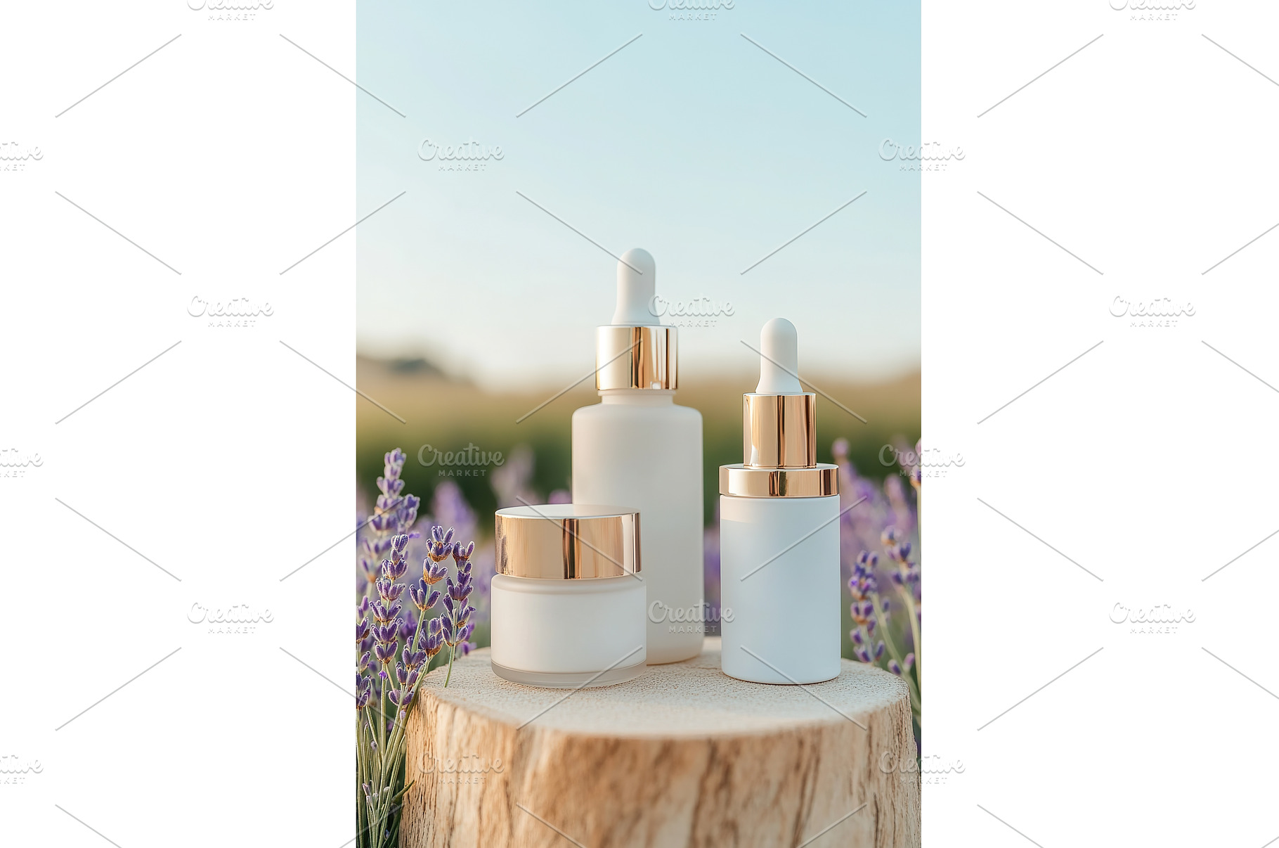 White Skincare Product Set on Wood, a Beauty & Fashion Photo by Lermont51
