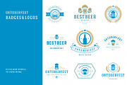 Oktoberfest vintage badges & labels, a Branding & Logo Template by Vasya Kobelev (Thumbnail 18 of 25)